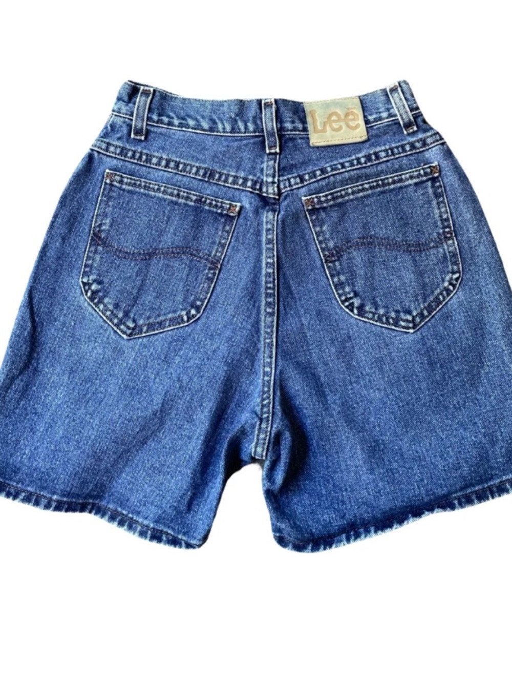 Vintage High Rise Lee Relaxed Fit Denim Shorts